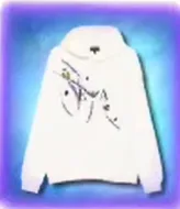 Tiny low-resolution app thumbnail of a white hoodie